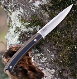 CRKT 2382 Biwa Fixed Blade, 3.02" 8Cr13MoV Satin Plain Blade, G10 Handle W/ Sheath