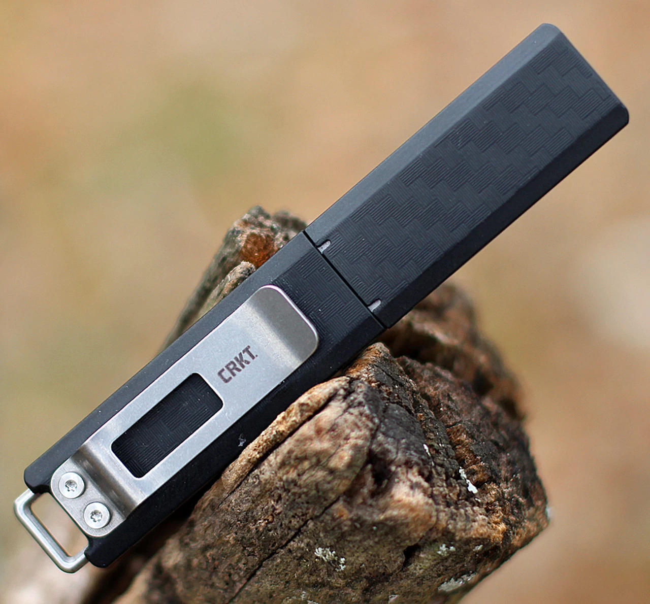 CRKT 2425 Scribe Fixed Blade, 1.74" 5Cr15MoV Stonewshed Plain Blade, ABS Thermoplastic Handle W/ Sheath - Image 4