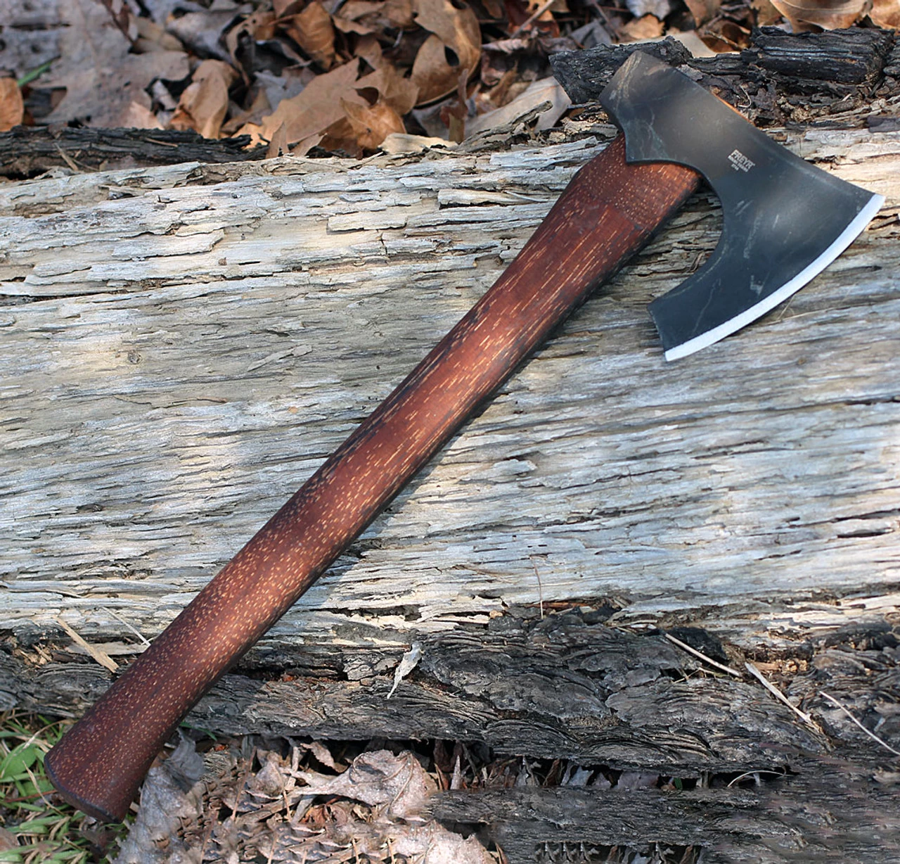 CRKT 2746 Freyr Axe, 4.5" 1055 Blade, Tennessee Hickory Handle - Image 2