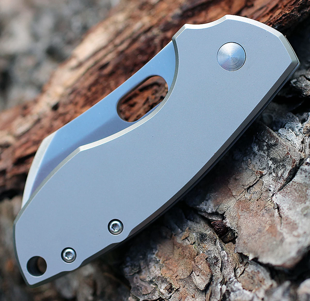 CRKT 5311 Pilar, 2.4" 8Cr13MoV Plain Blade, Stainless Handles - Image 3