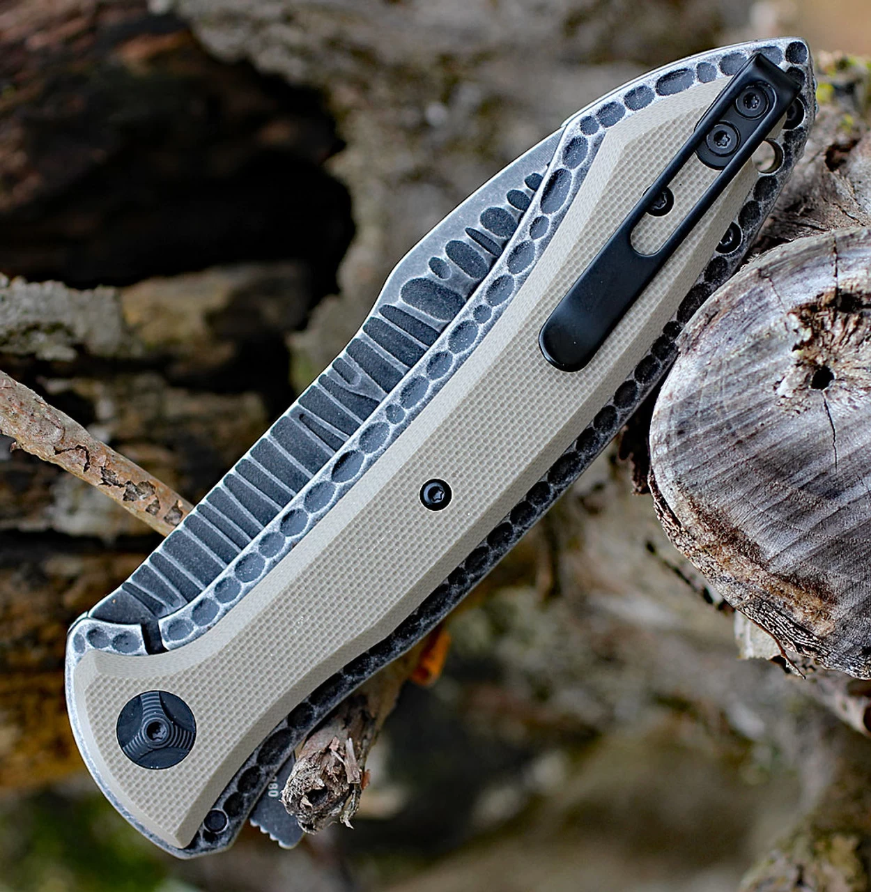 CRKT Apoc Framelock CR5380, 3.978" 8Cr13MoV Plain Blade, G10 Handle - Image 4