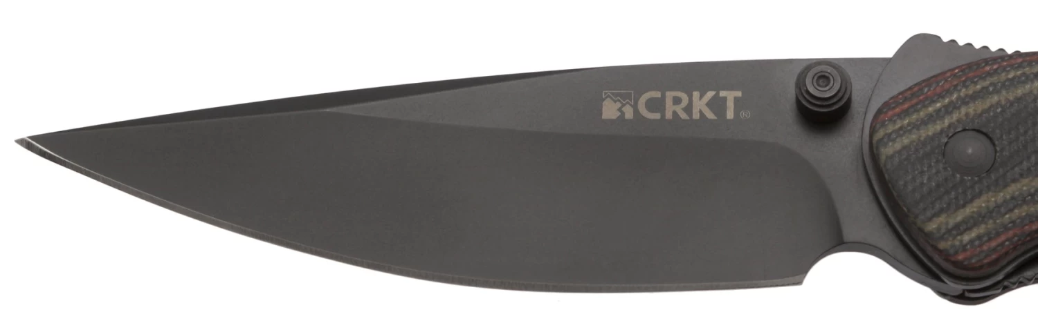 CRKT Endorser, 3.18" Black Assisted Blade, G10 Handle - 1105K - Image 4
