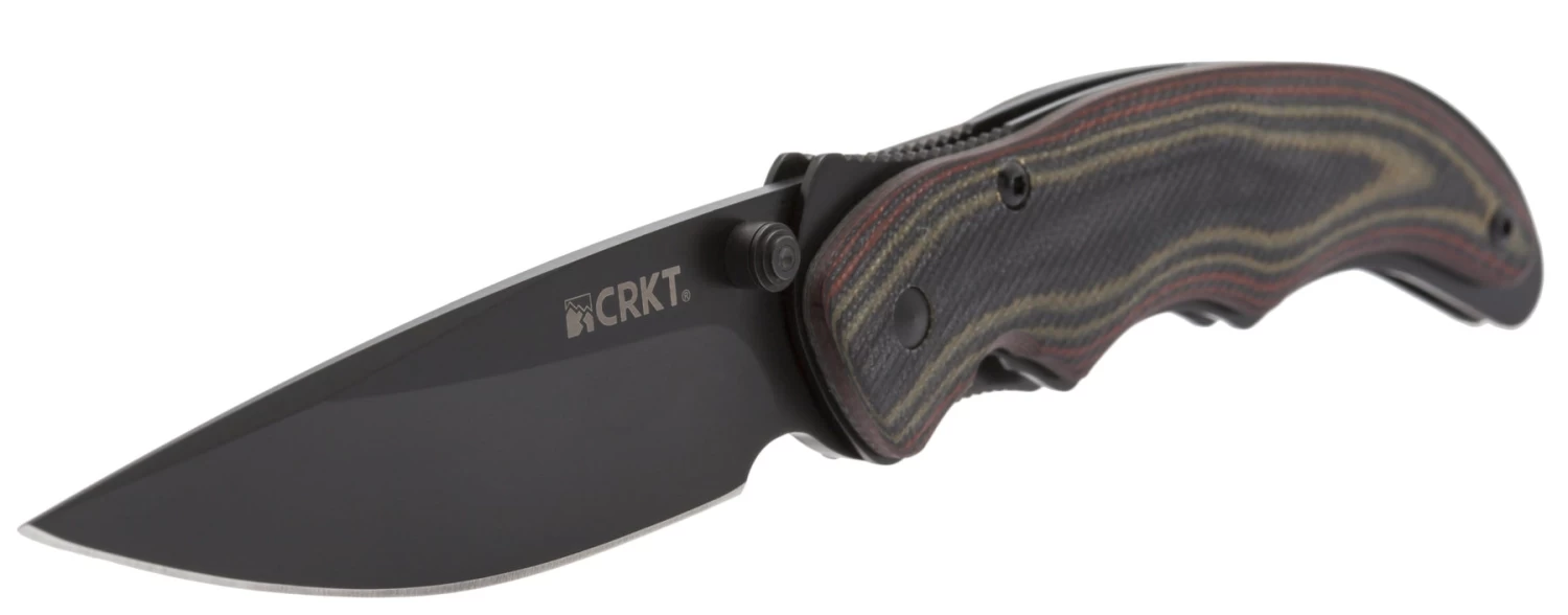 CRKT Endorser, 3.18" Black Assisted Blade, G10 Handle - 1105K - Image 10