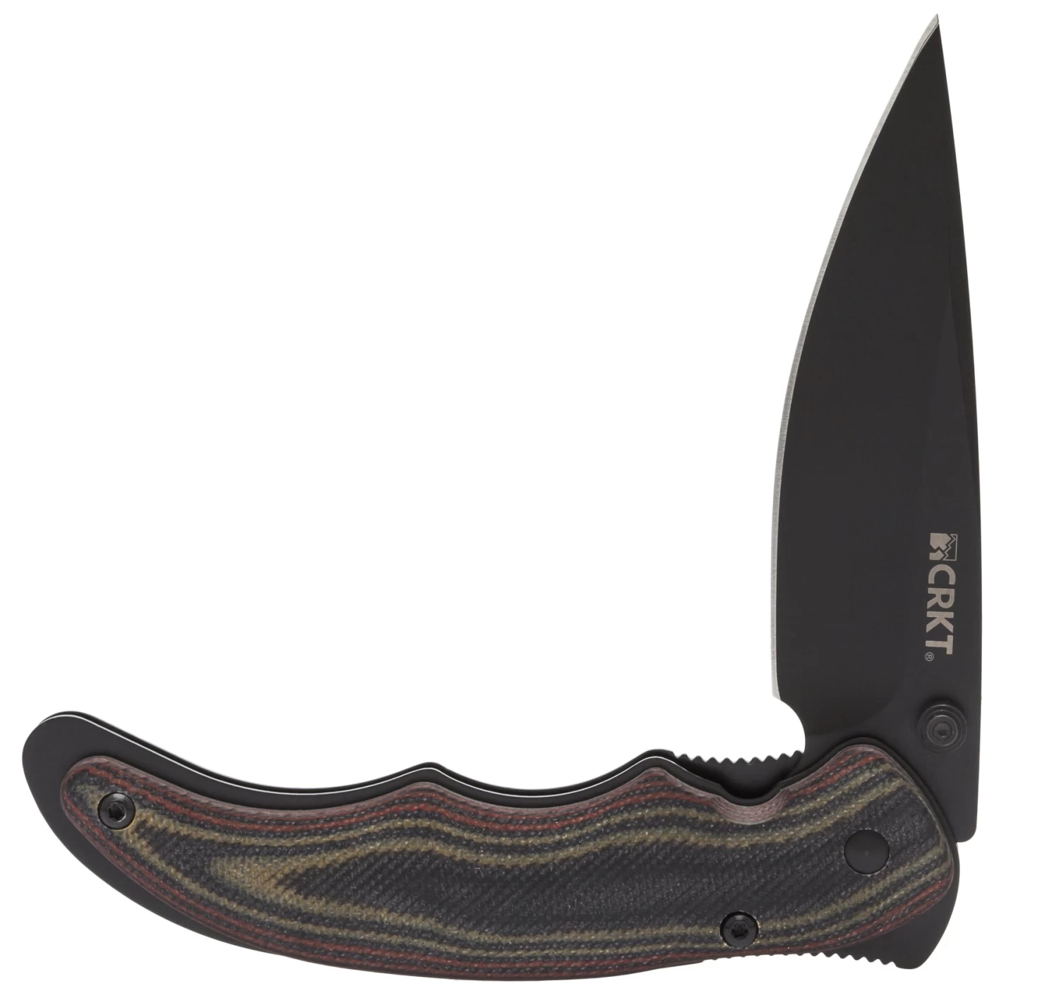 CRKT Endorser, 3.18" Black Assisted Blade, G10 Handle - 1105K - Image 13