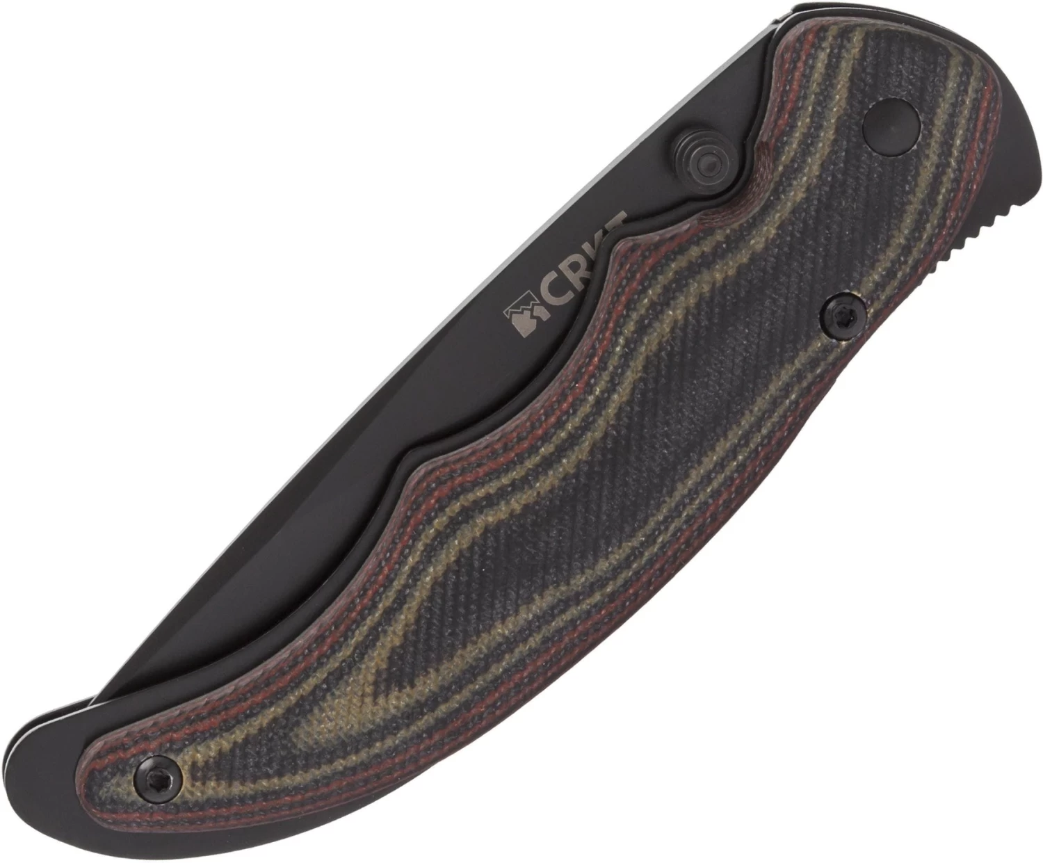 CRKT Endorser, 3.18" Black Assisted Blade, G10 Handle - 1105K - Image 2