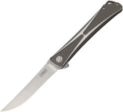 CRKT 7532 Jumbones Linerlock, 4.845" AUS8 Plain Blade, Aluminium Handle