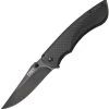 CRKT Burnout Framelock CR4123K, 3.660" 8Cr13mOV Plain Blade, Black Carbon Fiber G10 Base With 3Cr13 On The Back Handle