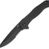 CRKT Taco Viper A/O Folding Knife - Blk Nylon (4.22" Blk SW 1.4116) 2267