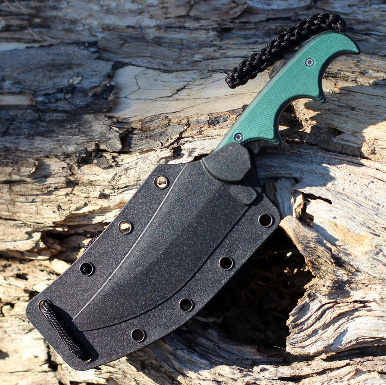 CRKT Minimalist Katana - Green Polymer (3.5" 8Cr13MoV Bead Blast) 2394 - Image 3