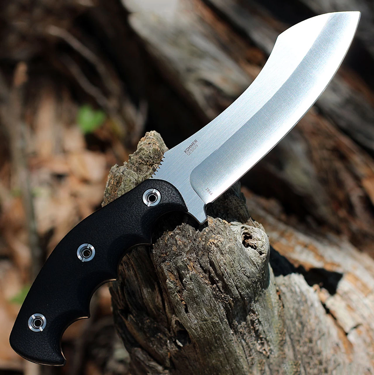 CRKT Catchall Fixed Blade - Blk GRN (5.5" 8Cr13Mov Satin) 2866 - Image 2