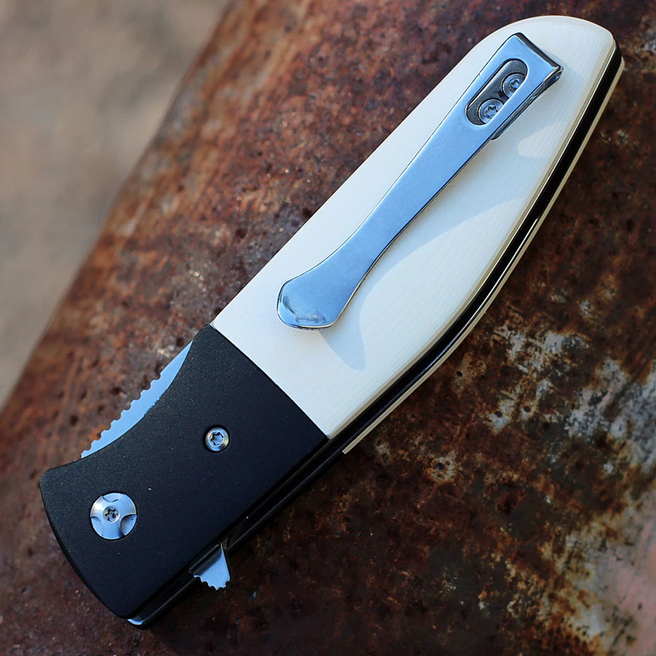 CRKT Kommer Curfew - IWhite Alum. (3.12" 8Cr13MoV Satin) 2867 - Image 4