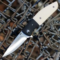 CRKT Kommer Curfew - IWhite Alum. (3.12" 8Cr13MoV Satin) 2867