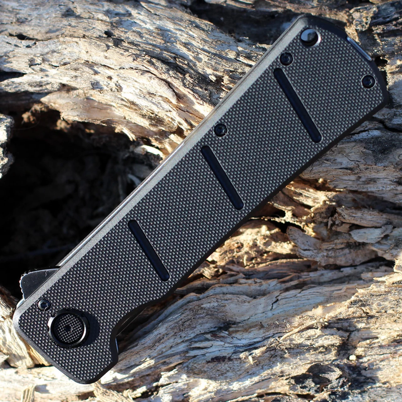 CRKT Inazuma No Ken - Blk G-10 (3.68" D2 Blk SW) 2908 - Image 3