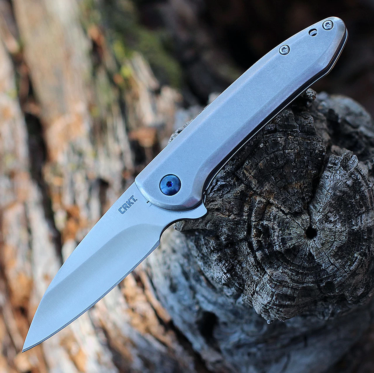 CRKT Delineation A/O - Gray SS (2.94" 8Cr13MoV Satin) 5385