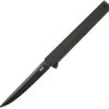CRKT CEO Flipper Blackout - Black GRN (3.35" AUS-8 Blk) 7097K