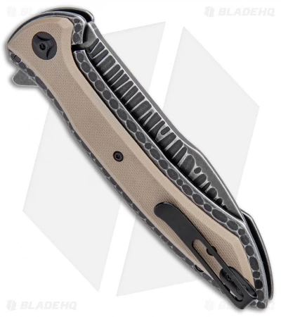 CRKT Apoc W/VEFF Serrations Liner Lock Knife Green G-10 (4" Black) 5381 - Image 3