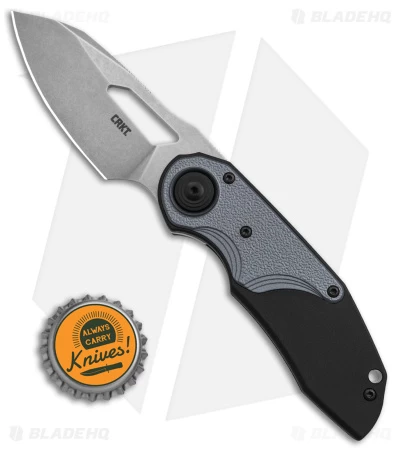 CRKT Attaboy Deadbolt Lock Assisted Knife Black/Blue GRN (2.73" SW) 5410 - Image 4