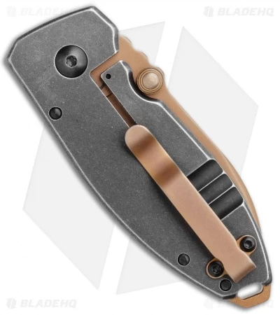 CRKT Burnley Desert Warrior Squid Knife Green Micarta (2.25" Copper D2) - Image 3