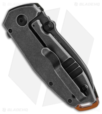 CRKT Burnley Squid Flipper Assisted Opening Knife Green Micarta (2.4" Smokewash) - Image 3