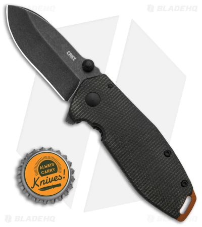 CRKT Burnley Squid Flipper Assisted Opening Knife Green Micarta (2.4" Smokewash) - Image 4