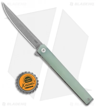 CRKT CEO Exclusive Flipper Liner Lock Knife Natural G-10 (3.25" Stonewash) - Image 4
