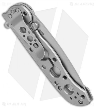 CRKT M16-02SS Stainless Steel Frame Lock Knife Tanto (3" Bead Blast) - Image 3