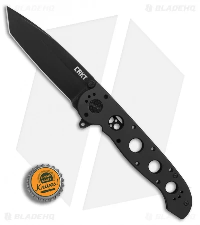 CRKT Carson M16-04KS Tanto Frame Lock Flipper Knife (3.87" Black) - Image 4
