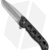 CRKT Carson M16-12 Folding Tanto Flipper Knife BB (3" Bead Blast Serr)