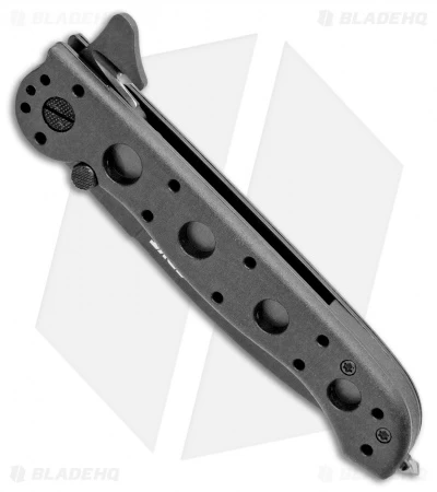 CRKT Carson M16-13ZLEK E.R. Spear Point Flipper Knife Zytel (3.375" Black Serr) - Image 2