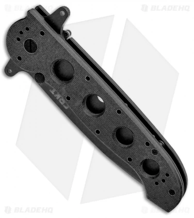 CRKT Carson M16-14SFG Special Forces Tanto Flipper Knife (3.875" Black Serr) - Image 2