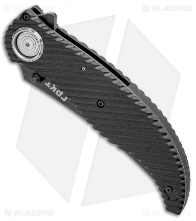 CRKT Clever Girl Folder Deadbolt Lock Knife Black G-10 (4" Black) 2640 - Image 2
