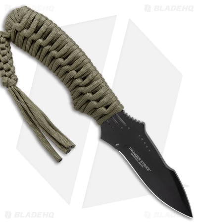 CRKT Crawford Thunder Strike Neck Knife Green Paracord (2.8" Black) 2032 - Image 2