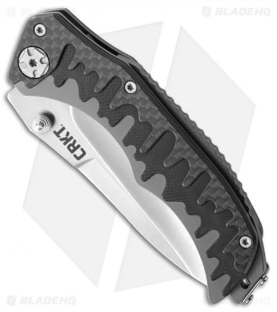 CRKT Drip Tighe Drop Point Outburst Assisted Opening Knife (3.1" Satin) 1190 - Image 2