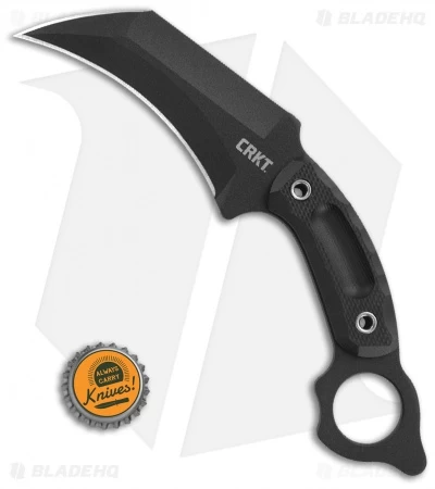 CRKT Du Hoc Karambit Fixed Blade Knife (5.1" Black) 2630 - Image 4