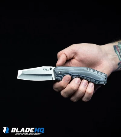 CRKT Folding Razel Folder Liner Lock Knife Micarta (3.13" Satin) 4030 - Image 7