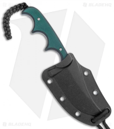 CRKT Folts Minimalist Persian Neck Knife Green G-10 (2.1" Bead Blast) 2379 - Image 3