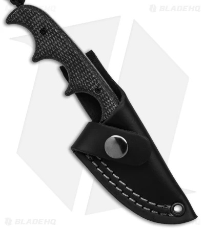 CRKT Folts Minimalist Drop Point Neck Knife Black (2" Satin 154CM) - Image 2