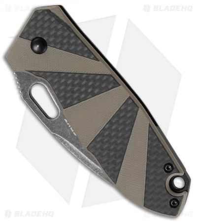 CRKT Heron Frame Lock Folding Knife Black Tan G-10/CF (2.75" Black SW) 2440 - Image 2