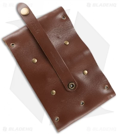 CRKT Wu Hex Bit Driver Tool Roll - Leather/Brass 9911 - Image 3