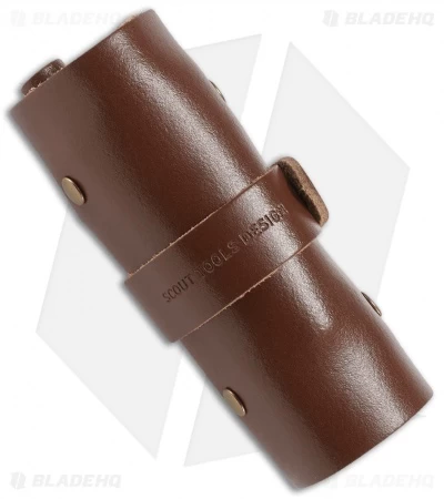 CRKT Wu Hex Bit Driver Tool Roll - Leather/Brass 9911 - Image 5