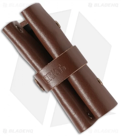 CRKT Wu Hex Bit Driver Tool Roll - Leather/Brass 9911 - Image 4