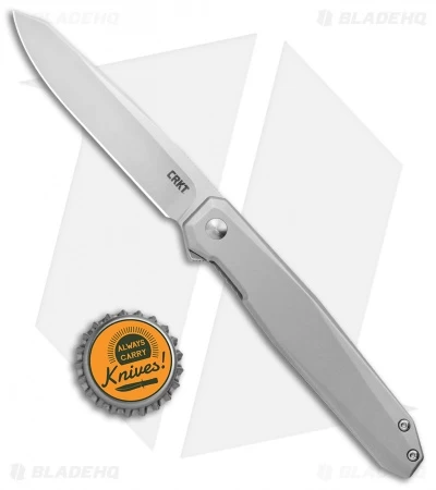 CRKT Ken Onion Facet Frame Lock Spring Assisted Flipper Knife (3.4" Satin) - Image 4