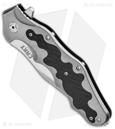 CRKT Ken Onion Motley Flipper Knife Carbon Fiber/Ti (Satin) K210CFXP - Image 2
