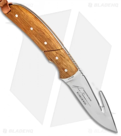 CRKT Kuskokwin Kommer Signature Hunter Fixed Blade Bamboo (3.3" Satin) 2820 - Image 2