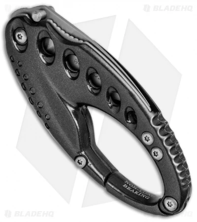 CRKT Lumabiner Liner Lock Knife W/ L.E.D Light (1.6" Bead Blast) - Image 2