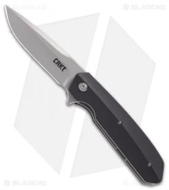 CRKT Maven Liner Lock Flipper Knife Black G-10 (3.68" Bead Blast) 6920