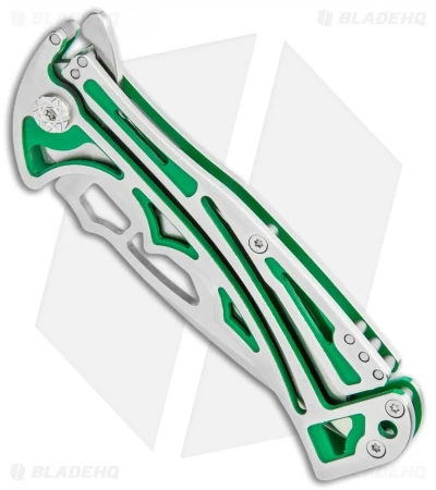 CRKT Nirk Tighe 2 Knife Green Stainless Steel (3.2" Satin) 5241 - Image 2