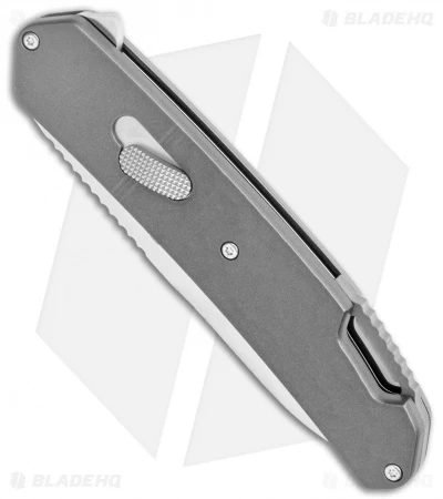 CRKT Onion Bona Fide Liner Lock Knife Gray Aluminum (3.5" Satin) K540GXP - Image 2