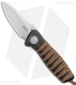 CRKT Parascale Deadbolt Lock Knife Cord Wrap (3.19" Satin) 6235