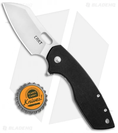 CRKT Pilar Large Frame Lock Flipper Knife Black G-10 (2.62" Satin) 5315G - Image 4